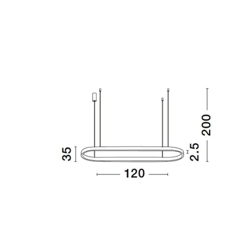 Závěsné LED svítidlo NOVA LUCE CUPPE 58W 3000K bílé 9345625 (obrázek 4)