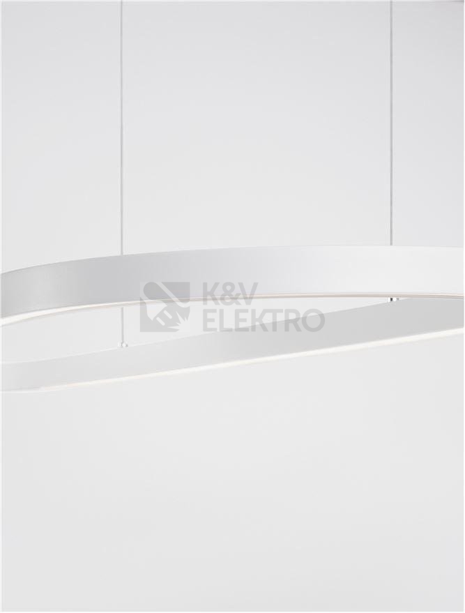 Obrázek produktu Závěsné LED svítidlo NOVA LUCE CUPPE 58W 3000K bílé 9345625 1