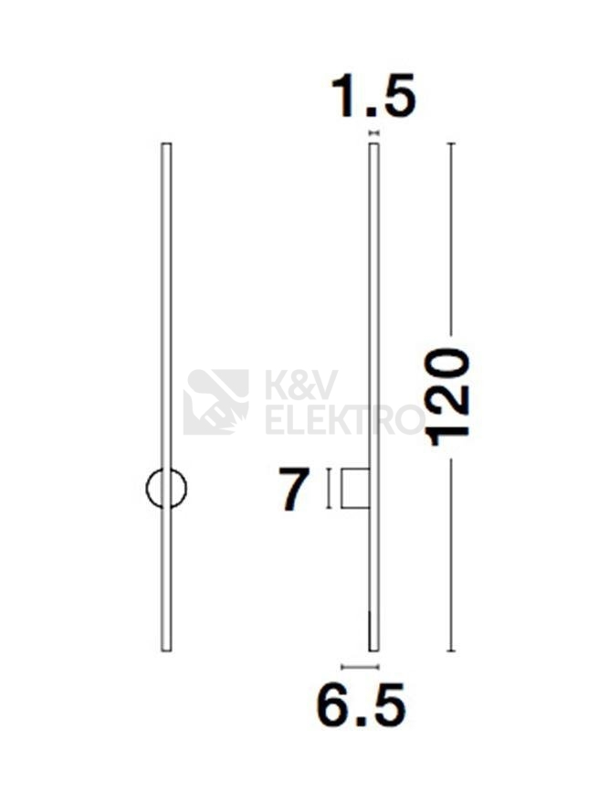 Obrázek produktu Nástěnné LED svítidlo NOVA LUCE ADEN 20W 3000K 9081810 6