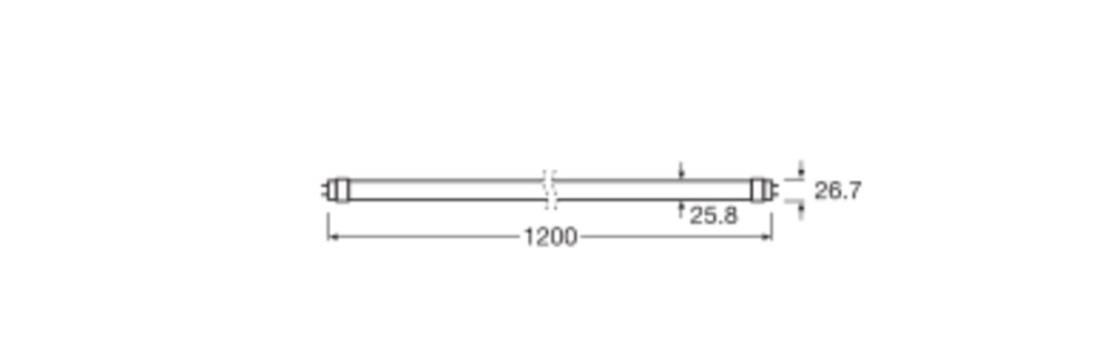 LED trubice zářivka LEDVANCE LED TUBE Ultra Output Value T8 EM 120cm 20W (36W) 4000K (obrázek 3)