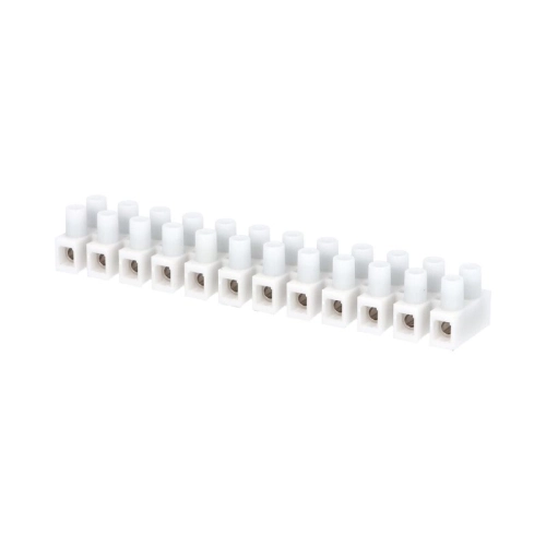 Svorkovnice lámací mosaz PA12S 12x1-6mm2 bílá (čokoláda) 1101041