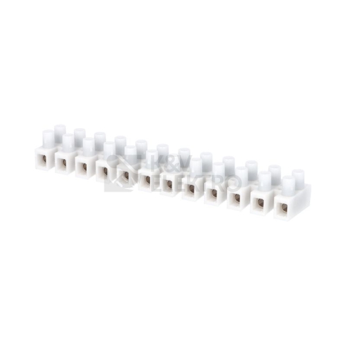 Svorkovnice lámací mosaz PA12S 12x2,5-10mm2 bílá (čokoláda) 1101051