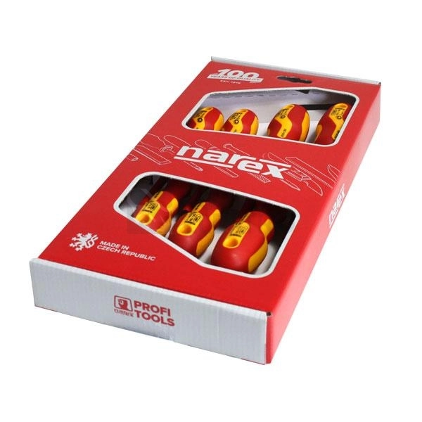 Obrázek produktu Sada šroubováků 7dílná VDE 1000V ploché/křížové slim Mikov 855102 0
