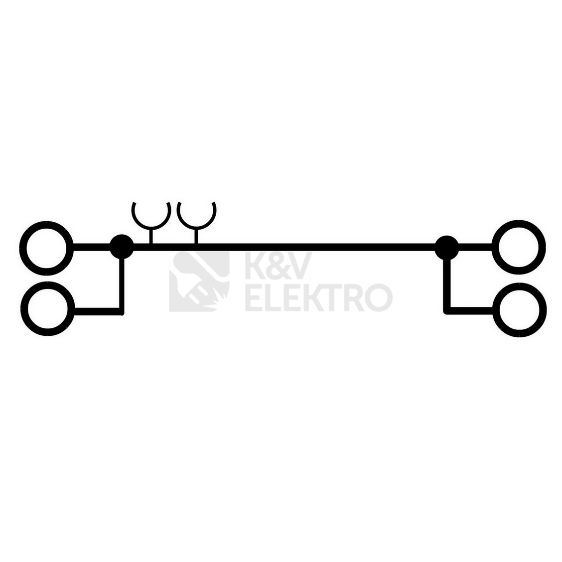Obrázek produktu Bezšroubová svorka Elektro Bečov PS 2,5 (2+2) tmavě modrá AA101010.12 1