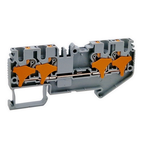 Bezšroubová svorka Elektro Bečov PS 2,5 (2+2) šedá AA101010.21