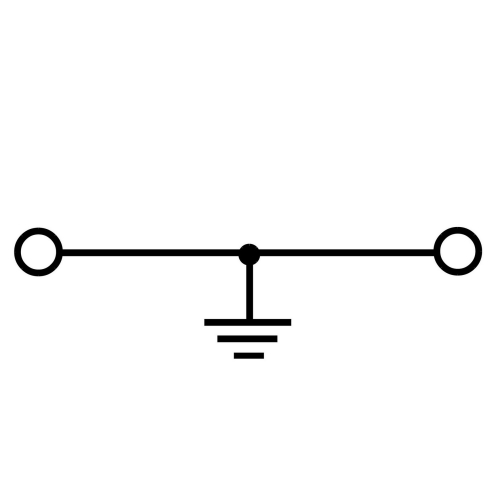 Bezšroubová svorka Elektro Bečov PS PE 2,5 zemnící žlutozelená AA102001