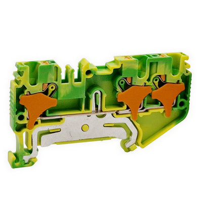 Bezšroubová svorka Elektro Bečov PS PE 2,5 (1+2) zemnící žlutozelená AA102005