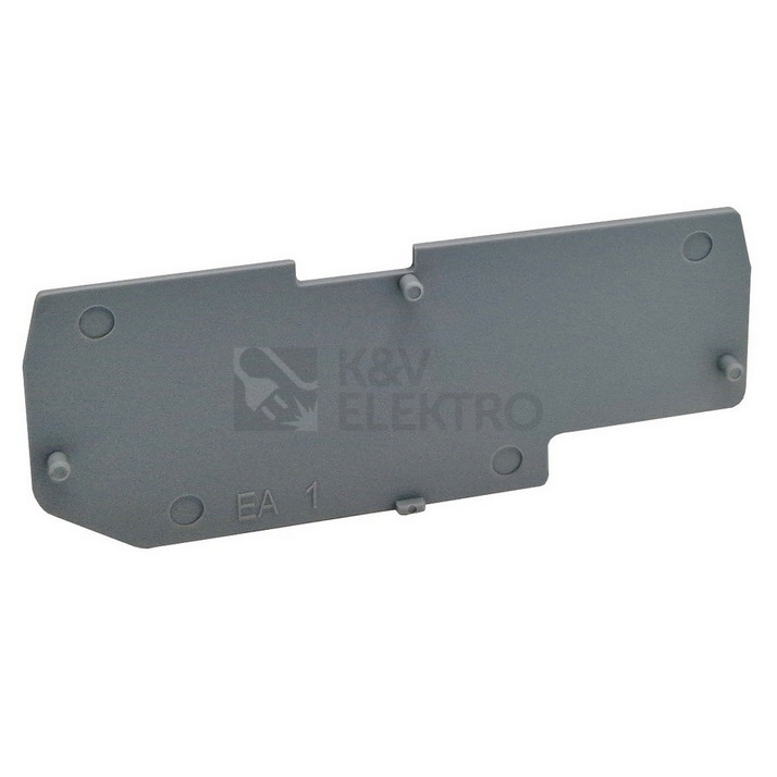 Obrázek produktu Koncová přepážka Elektro Bečov pro svorky PS 2,5 (2+2) a rozpojovací svorky PS 2,5 D (1+2) BA101010.21 0