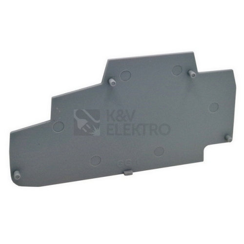 Koncová přepážka Elektro Bečov pro patrové svorky PS 2,5 - M2F a svorky PS PE 2,5 - M2F BA101080.21