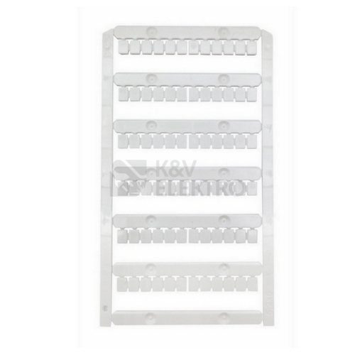 Multikarta 72 štítků 6x5,2mm pro beušroubové svorky PS Elektro Bečov G0800450