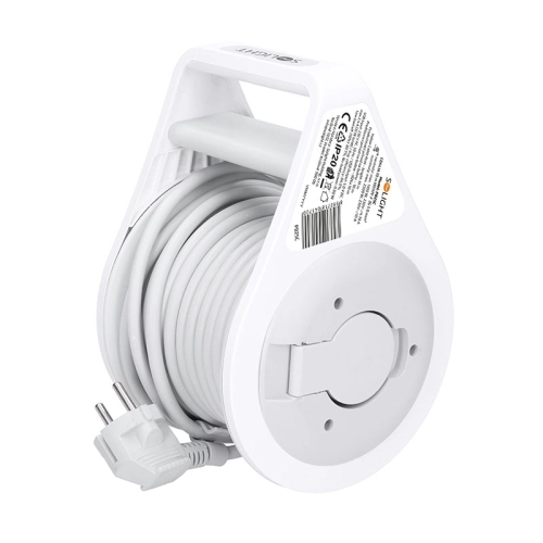 Prodlužovací přívod na bubnu 10m USB A+C 2 zásuvky šedý kabel 3x 1,0mm2 Solight PB25C (obrázek 7)