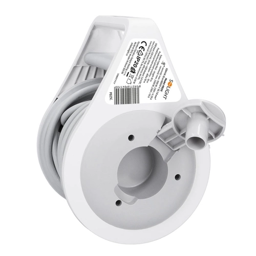 Prodlužovací přívod na bubnu 10m USB A+C 2 zásuvky šedý kabel 3x 1,0mm2 Solight PB25C (obrázek 4)