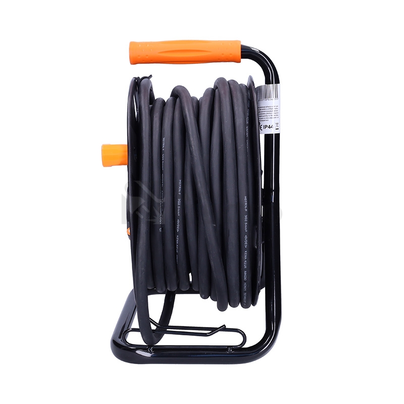 Obrázek produktu Prodlužovací přívod - na bubnu 4 zásuvky 25m kabel guma-neopren 3x 2,5mm2 IP44 Solight PB41 3