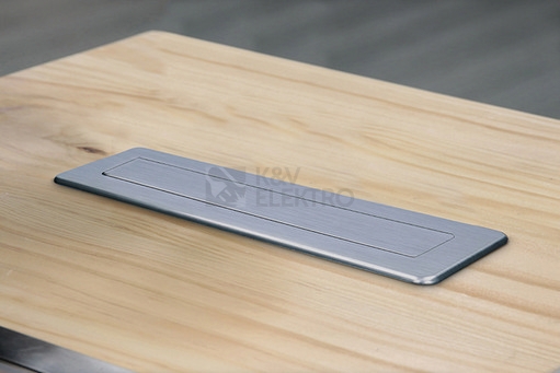 Obrázek produktu 3z + USB A+C 20W PD výsuvný blok zásuvek 2m nerez ocel Solight PP126C-PD20 7