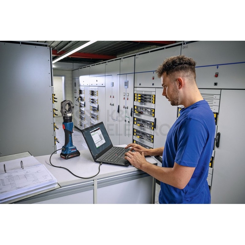 Obrázek produktu Aku hydraulické lisovací kleště Bosch GPH 18V-60 0.601.9P0.100 8