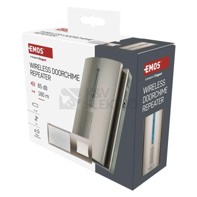 Obrázek produktu Bezdrátový domovní zvonek EMOS P5763N 6
