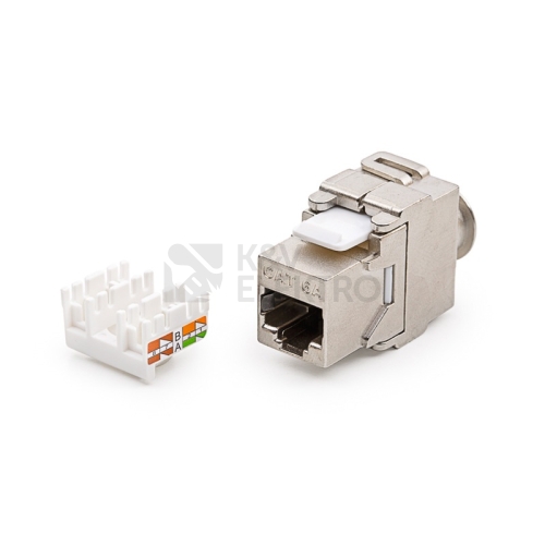 Konektor keystone Keline KEJ-CEA-S-10G RJ45 Cat.6a STP beznástrojový