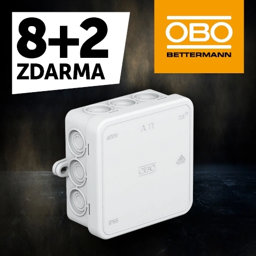 Krabice OBO A11 IP54 85x85x40 2000342 AKCE 8+2
