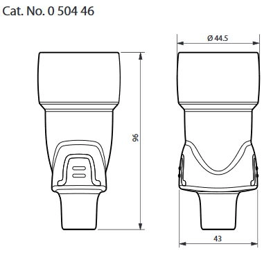 Legrand spojka/zásuvka gumová IP44 230V/16A 50446 výhodné balení 8+2 (obrázek 5)