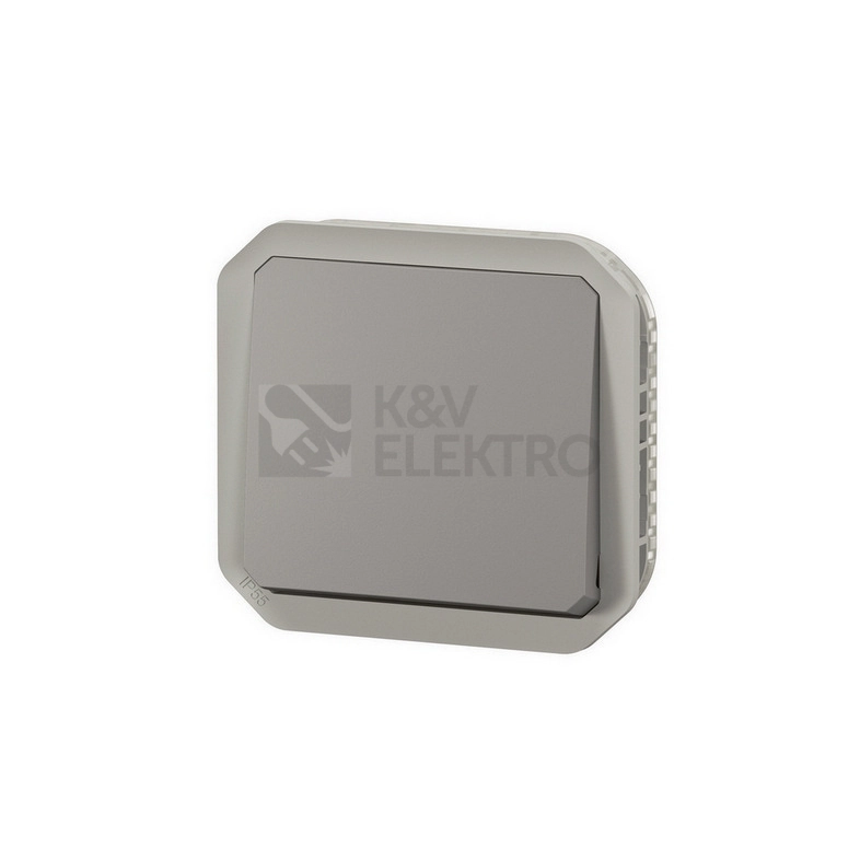 Obrázek produktu Legrand Plexo IP55 venkovní vypínač č.7 šedá 069521L 1