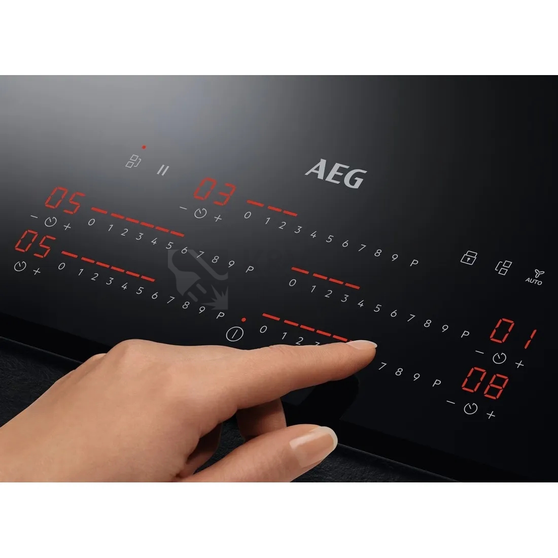 Obrázek produktu Varná deska indukční AEG IKE85753FB série 6000 MultipleBridge Hob2Hood 1