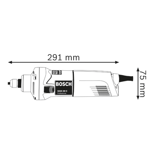 Přímá bruska 600W Bosch GGS 28 C 0.601.220.000 (obrázek 3)