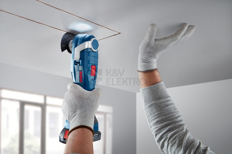 Obrázek produktu Aku multifunkční oscilační bruska Bosch GOP 185-LI 0.601.8G2.020 bez nabíječky a baterie 9