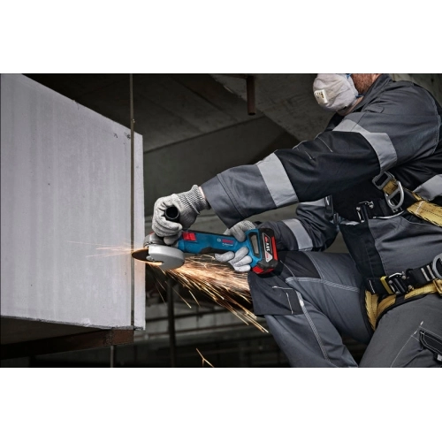Aku úhlová bruska 125mm Bosch GWS 18V-8 0.601.9N9.021 1x4Ah (obrázek 9)