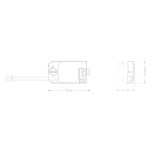 Vysokofrekvenční senzor pro svítidla LEDVANCE Damp Proof Batten/Combo 120° 5s-15min 4m 10-50lx (obrázek 4)