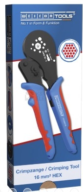 Obrázek produktu  Lisovací/krimpovací kleště na dutinky 0,5-16mm2 šestihranné WEICON HEX 10100513 5
