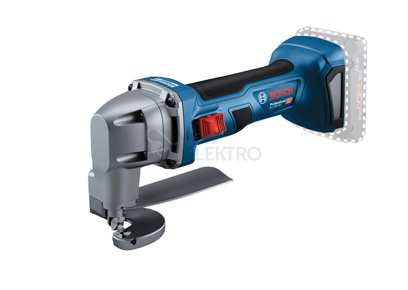 Obrázek produktu Aku nůžky na plech Bosch GSC 18V-16 E 0.601.926.300 bez nabíječky a baterie 0