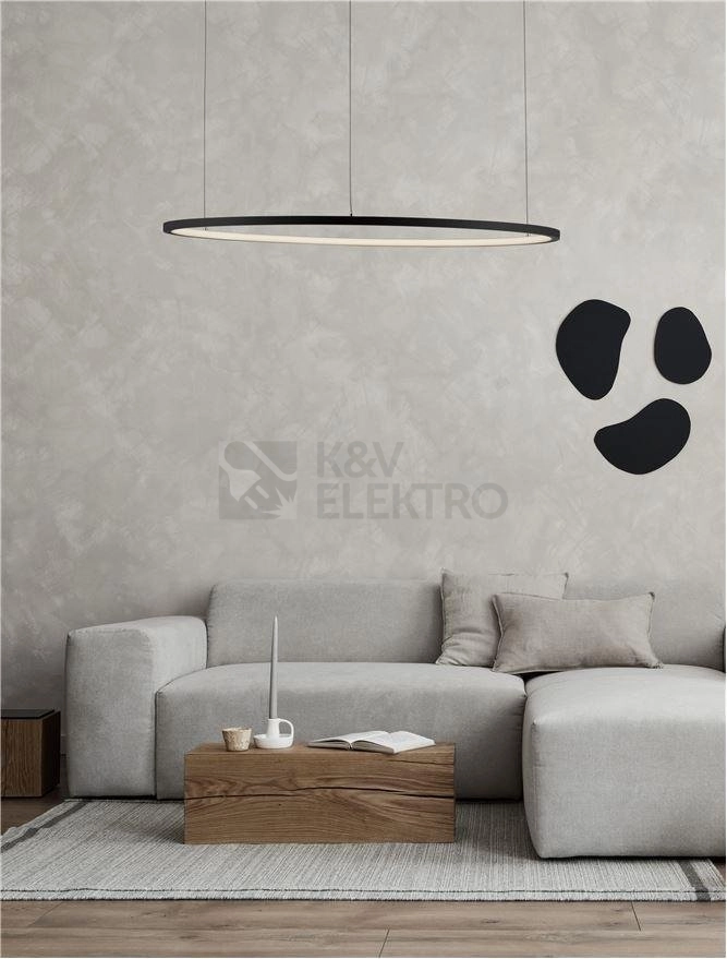 Obrázek produktu Závěsné LED svítidlo NOVA LUCE TARQUIN 46W 3000K 9345605 stmívatelné Triac 3