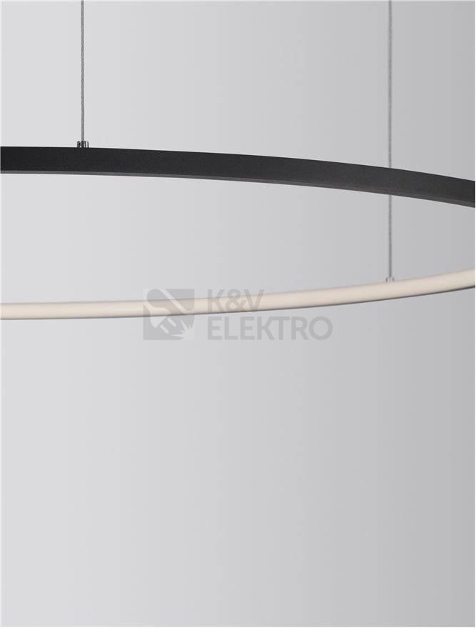 Obrázek produktu Závěsné LED svítidlo NOVA LUCE TARQUIN 59W 3000K 9345609 stmívatelné Triac 5