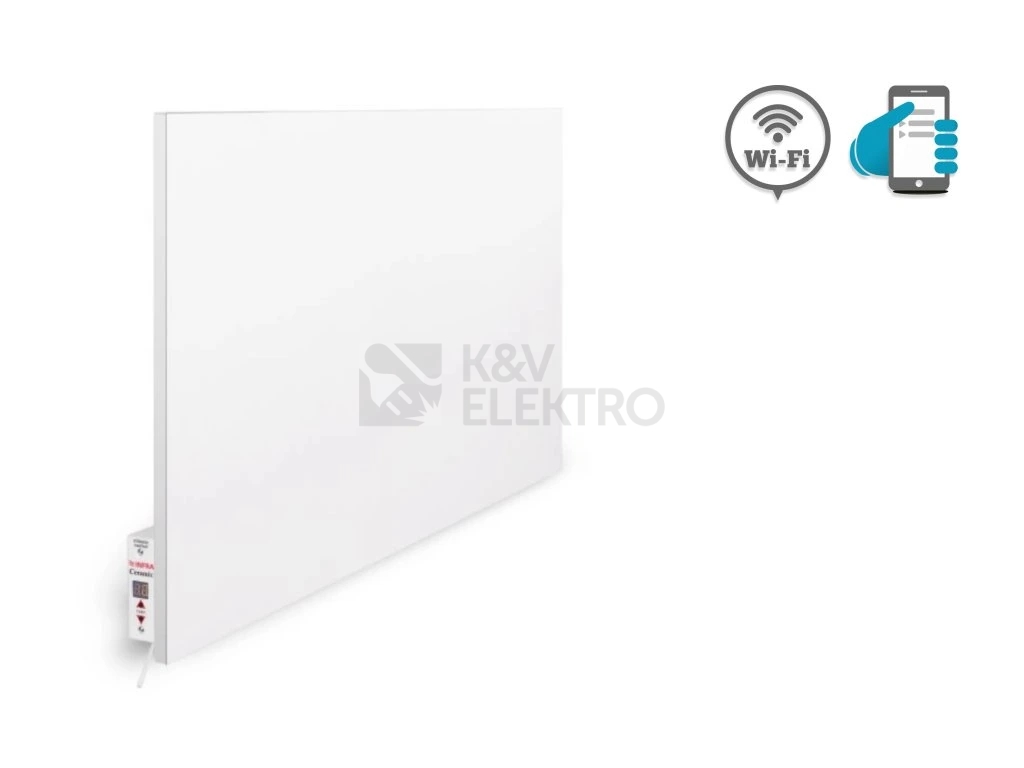 Obrázek produktu Keramický infrapanel Teploceramic Sunway RA 750W Wifi bílá 0