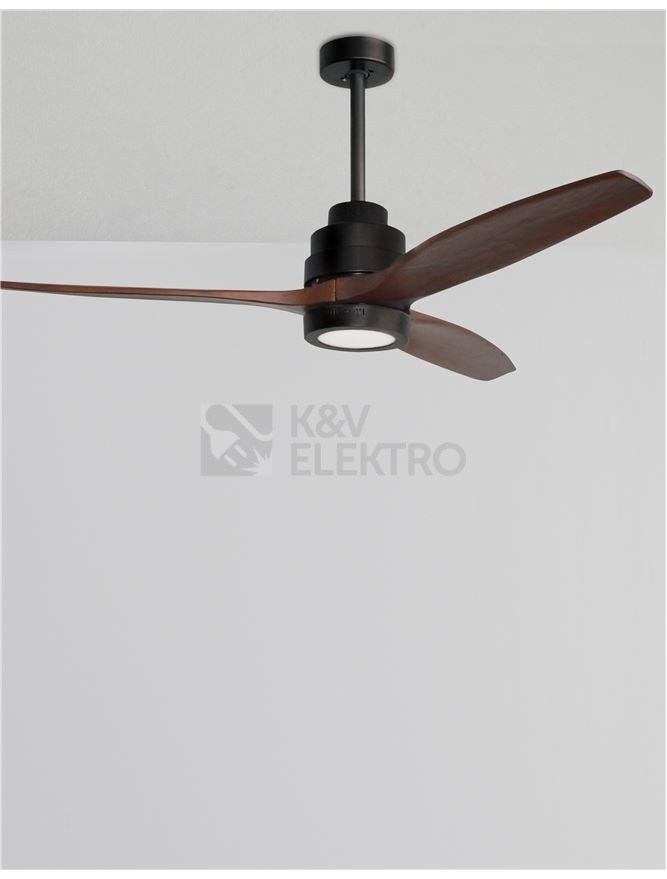 Obrázek produktu Stropní ventilátor s LED světlem NOVA LUCE SABAL 12W 3000K 5231401 3