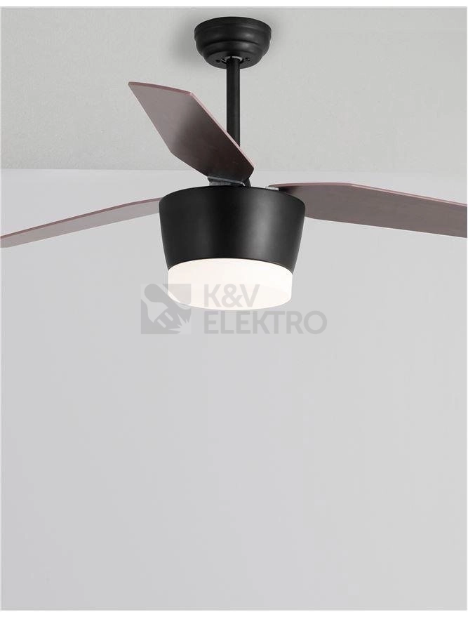 Obrázek produktu Stropní ventilátor s LED světlem NOVA LUCE MONSOON 18W 3000K 5260251 3