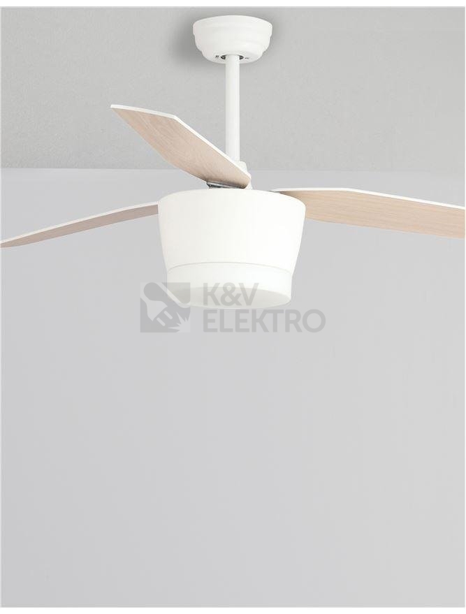 Obrázek produktu Stropní ventilátor s LED světlem NOVA LUCE MONSOON 18W 3000K 5260261 2