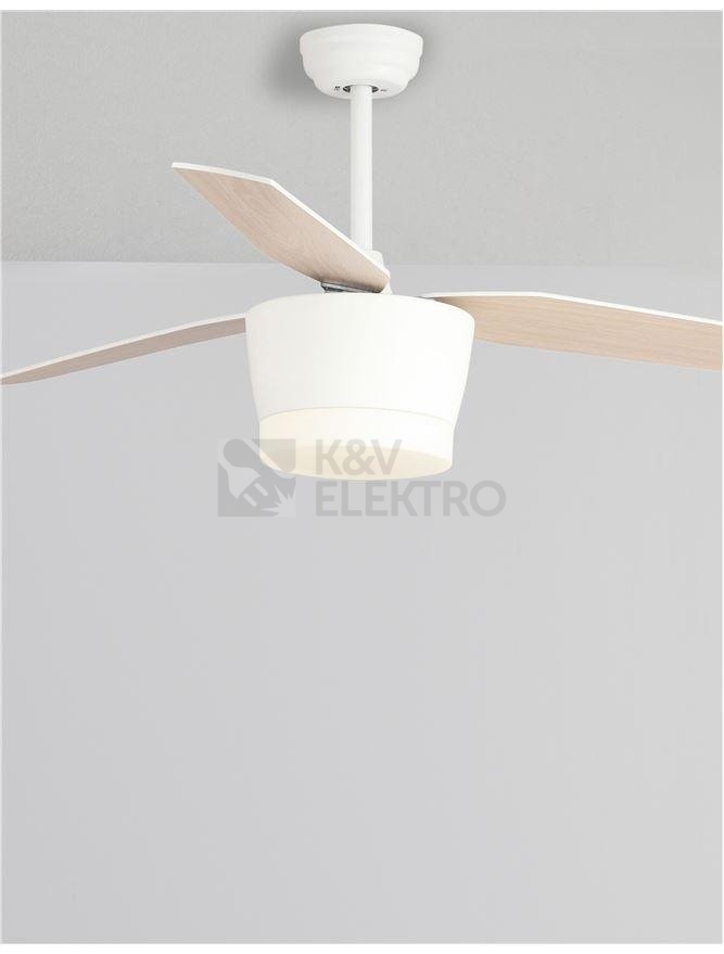 Obrázek produktu Stropní ventilátor s LED světlem NOVA LUCE MONSOON 18W 3000K 5260261 3