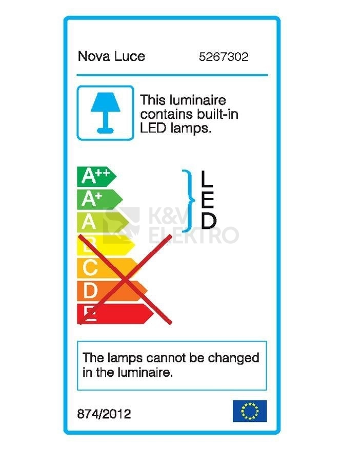 Obrázek produktu Stropní ventilátor s LED světlem NOVA LUCE SAMOA 18W 3000K 5267302 2