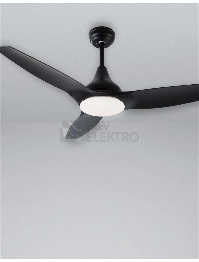 Obrázek produktu Stropní ventilátor s LED světlem NOVA LUCE SAMOA 18W 3000K 5267302 7