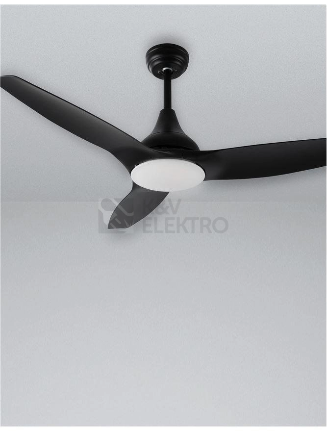 Obrázek produktu Stropní ventilátor s LED světlem NOVA LUCE SAMOA 18W 3000K 5267302 8