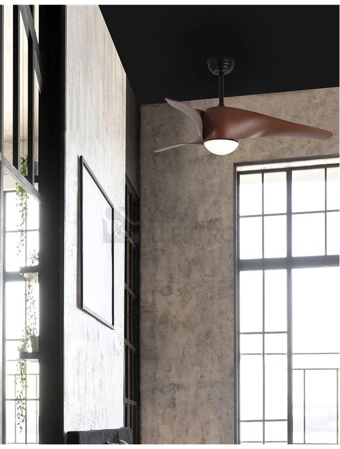 Obrázek produktu Stropní ventilátor s LED světlem NOVA LUCE BREEZE 18W 3000K 5267611 3