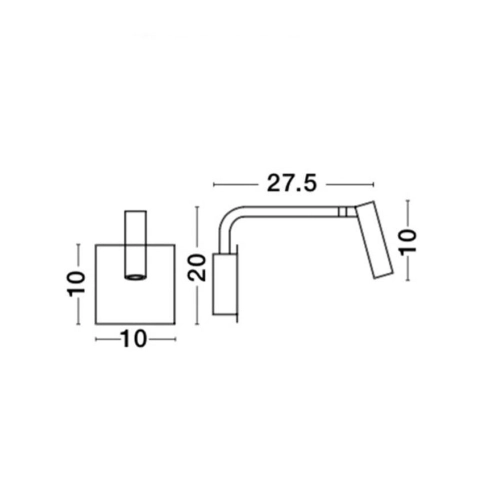 Nástěnné LED svítidlo NOVA LUCE SICILY 3W 3000K 7140181 (obrázek 3)