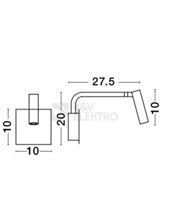 Obrázek produktu Nástěnné LED svítidlo NOVA LUCE SICILY 3W 3000K 7140181 2