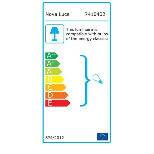 Nástěnné svítidlo NOVA LUCE UMBERTO GU10 7410402 bez žárovky (obrázek 3)