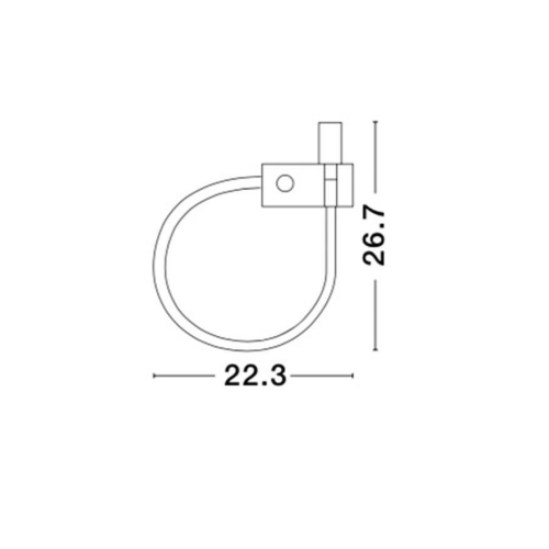 Nástěnné LED svítidlo NOVA LUCE GENEVA 3W 3000K 8126581