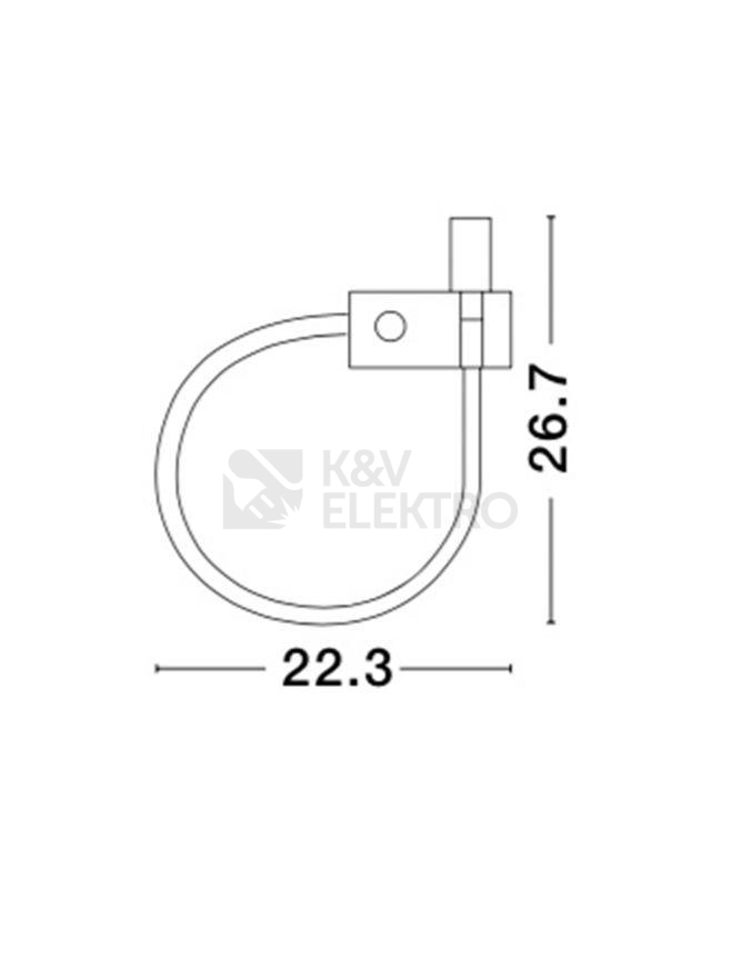 Obrázek produktu Nástěnné LED svítidlo NOVA LUCE GENEVA 3W 3000K 8126581 2