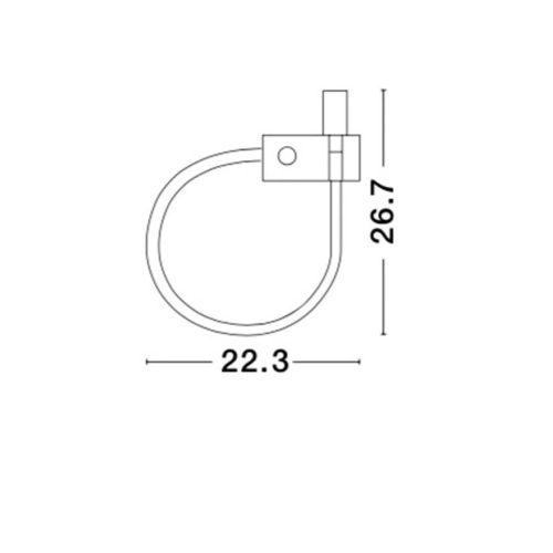 Nástěnné LED svítidlo NOVA LUCE GENEVA 3W 3000K 8126582 (obrázek 3)