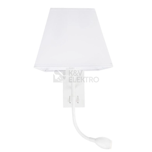 Nástěnné svítidlo NOVA LUCE VALENCIA E27 + LED na čtení 3000K 8127401 bez žárovky