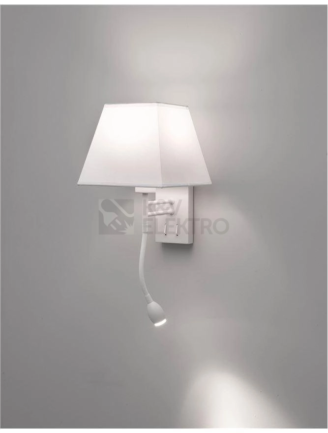 Obrázek produktu Nástěnné svítidlo NOVA LUCE VALENCIA E27 + LED na čtení 3000K 8127401 bez žárovky 1